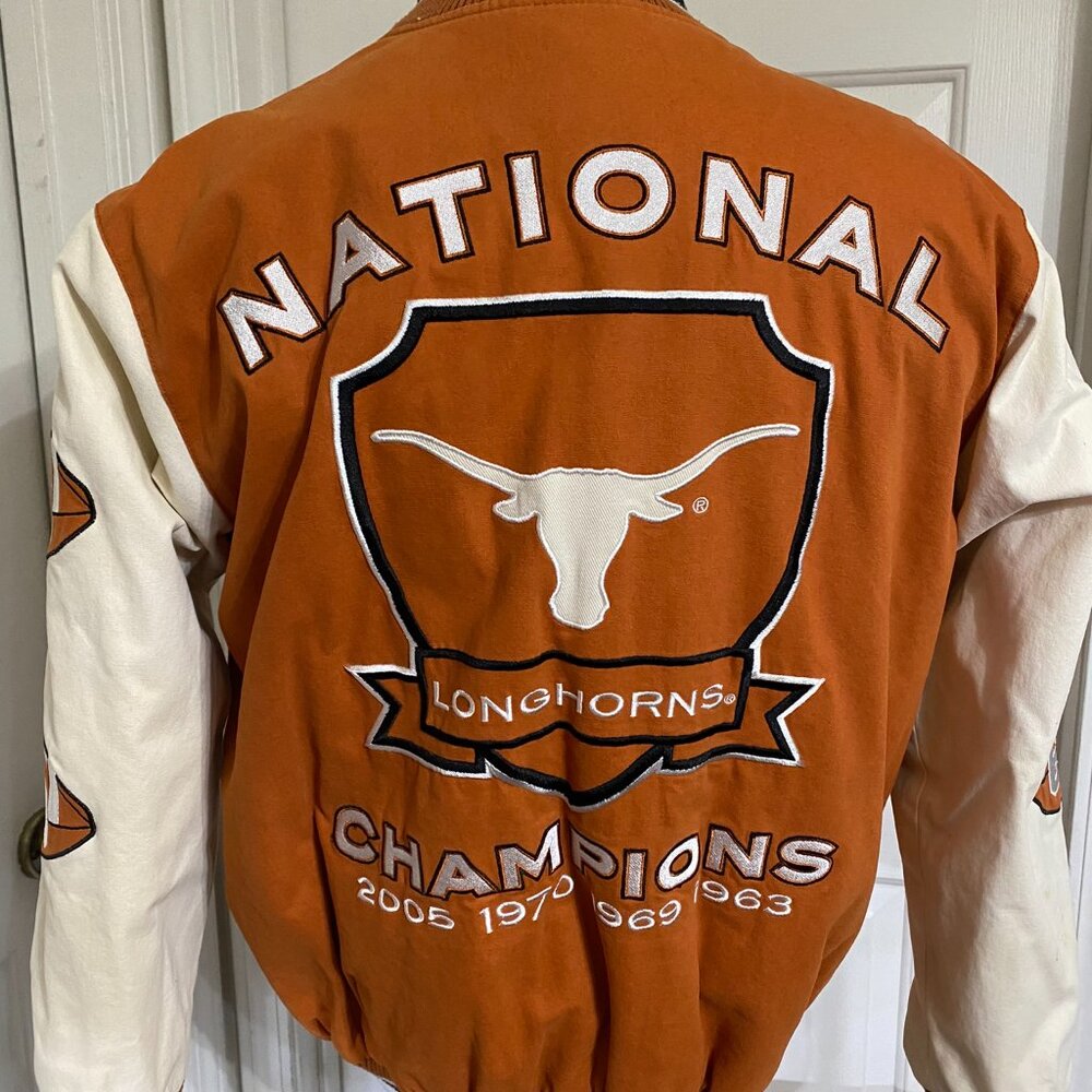 VINTAGE Commemorative UT Championship Jacket by GIII Sports by Carl Banks